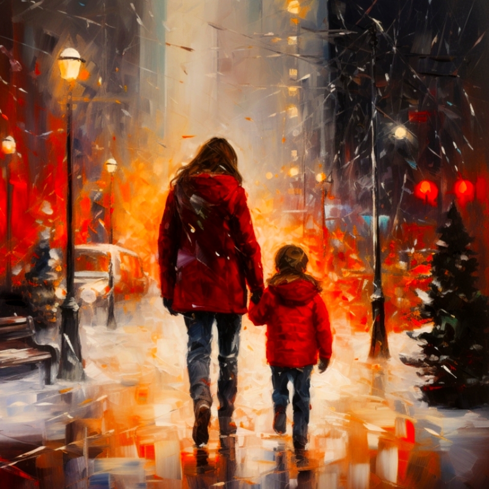 Custom oil paintings sent directly to you to print.